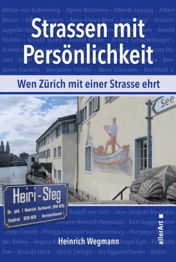 Leseprobe: Heinrich Wegmann: Strassen mit Persönlichkeit