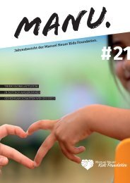 MANU. Der Jahresbericht 2021 der Manuel Neuer Kids Foundation