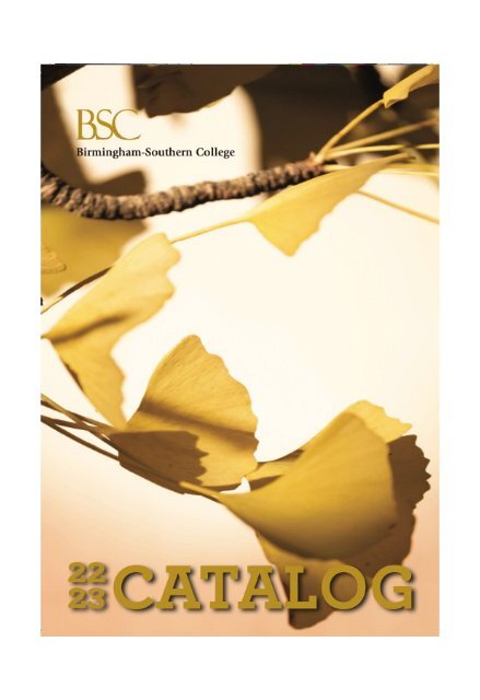 2022-2023 BSC Catalog
