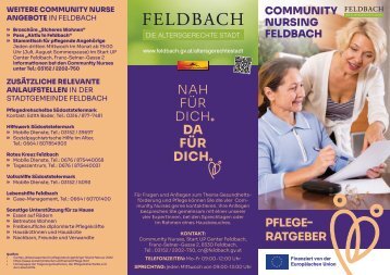 Community Nursing Feldbach - Pflegeratgeber