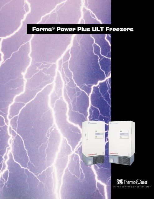 Forma® Power Plus ULT Freezers - Thermo Scientific Home Page