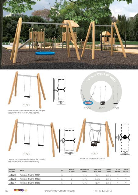 Playground equipment novelties 2022