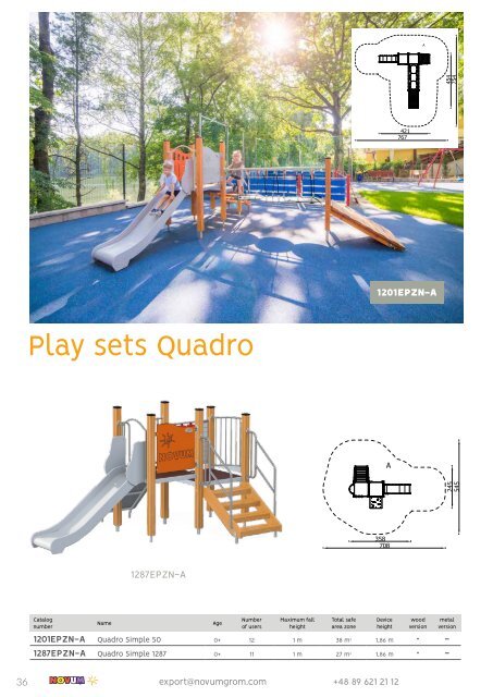 Playground equipment novelties 2022