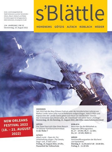 GBH_KW33-s'Blättle Nr. 33 - Do, 18. August 2022+