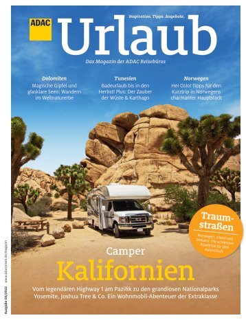 ADAC Urlaub Magazin, September-Ausgabe 2022, überregional