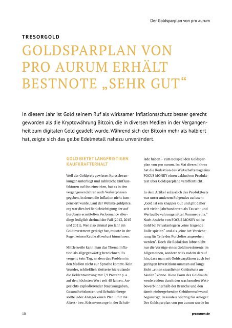 pro aurum Magazin 02/2022