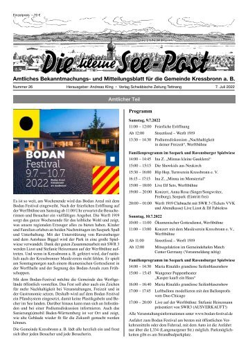 Die kleine See-Post 07.07.2022