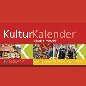 Kulturkalender Rhön-Grabfeld, Herbst 2022