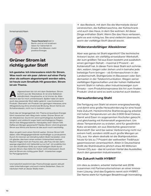 Vattenfall my Highlights Ausgabe 3/2022