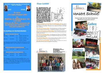 Unsere Schule Unsere Schule! - bei der karl-spohn realschule