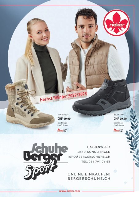 berger schuhe rieker