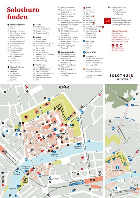 Stadtplan Solothurn