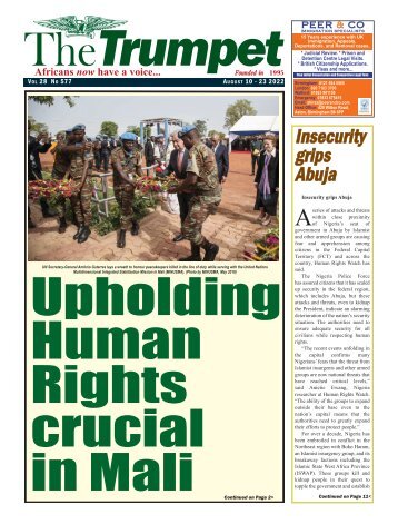 The Trumpet Newspaper Issue 577 (August 10 - 23 2022)