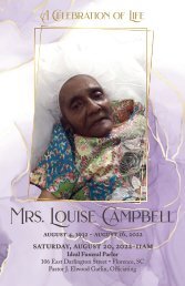 Louise Campbell Memorial Program