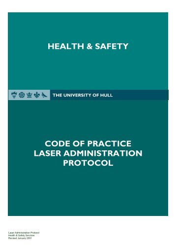 Laser Administration Protocol - 404 - University of Hull