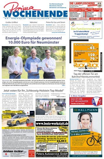 Prima Wochenende 33 2022