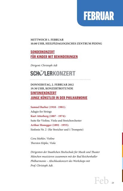 Musik entsteht - Bad Reichenhaller Philharmonie