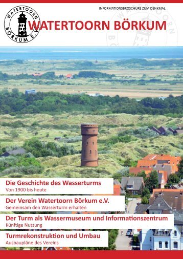 Der Verein Watertoorn Börkum eV - Borkum-Stiftung