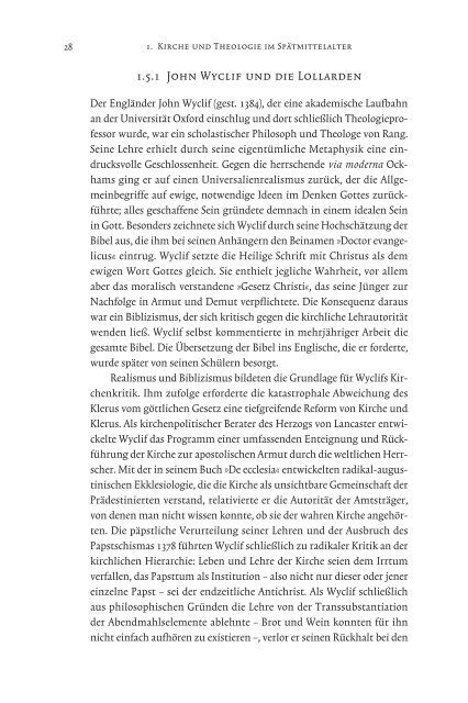 Wolf-Friedrich Schäufele: Kirchengeschichte II: ﻿Vom Spätmittelalter bis zur Gegenwart (Leseprobe)