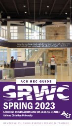 ACU Rec Guide Fall 2022