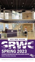 ACU Rec Guide Spring 2023