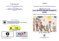 Programm Freitag, 28. 11. 2003 - Motio