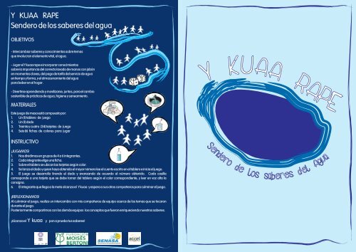 Instrucciones tarjetas juego de mesa Y Kuaa Rape