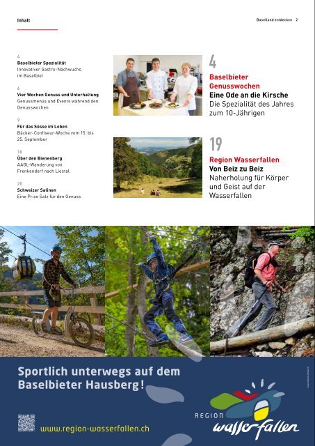 Baselland entdecken - Sommer/Herbst 2022