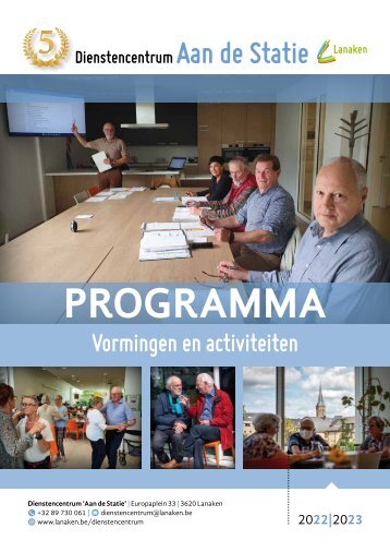 Programma Dienstencentrum "Aan de Statie" 2022-2023