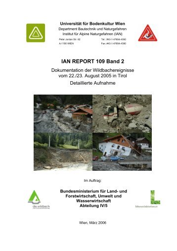 IAN REPORT 109 Band 2 - Department für Bautechnik und ...