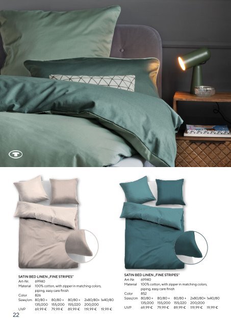 Tom Tailor Lizenzkatalog Bed/Bath FW 2022