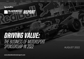 Driving value: The business of motorsport sponsorship in 2022