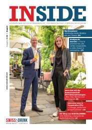 SwissDrink InSide Ausgabe 3 / Mai 2022