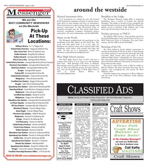 Westside Messenger - August 21st, 2022