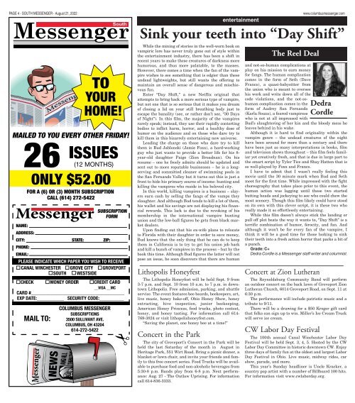 South Messenger - August 21st, 2022
