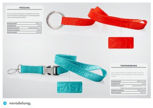 Personalisierte Lanyards