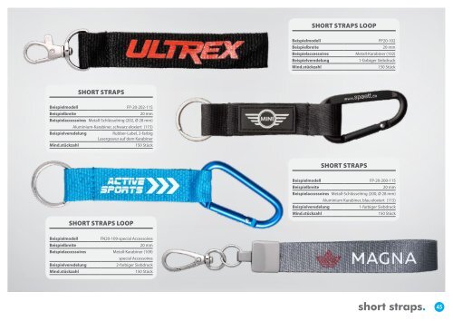 Personalisierte Lanyards