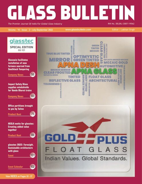 Filtraglass prepares for glasstec 2022