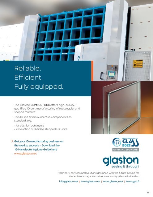 Work comfortably, reliably & precisely with Glaston COMFORT BOX