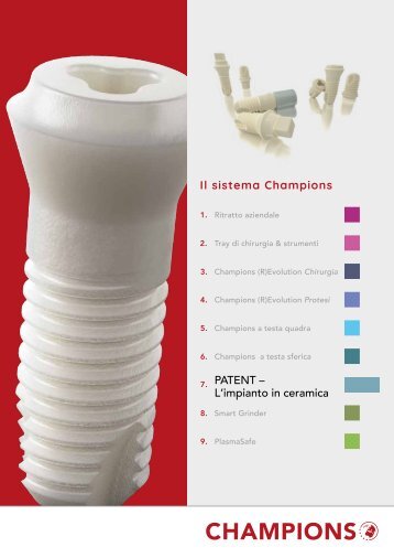 Catalogo Patent – L'impianto in ceramica