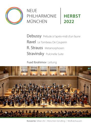 Neue Philharmonie München Herbst/Autumn 2022