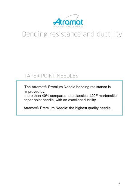 Atramat® Needle-Steel Info