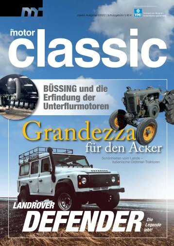 der motor classic – Das Classic- & Oldtimermagazin – Kommunikation für die Branche