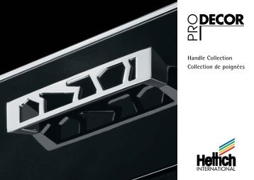 Handle Collection Collection de poignées - Hettich