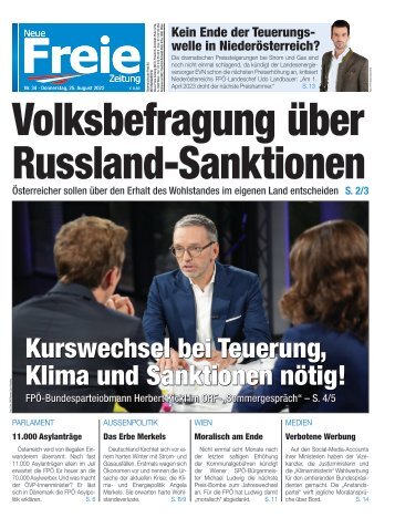 Volksbefragung über Russland-Sanktionen