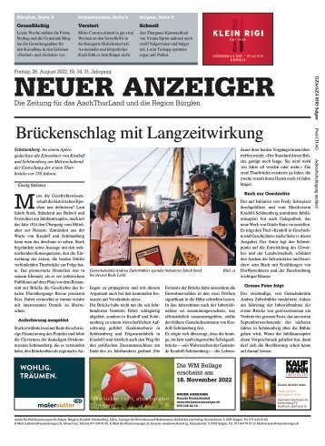 Neuer Anzeiger 26. August 2022