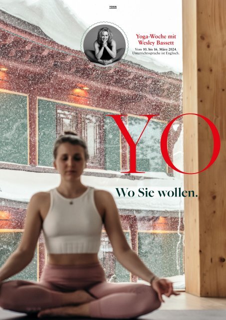 Hotel Hochschober Wintermagazin 2023|24