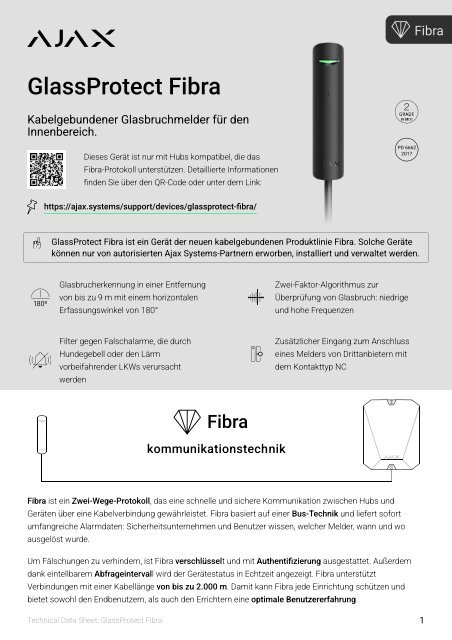 [TDS} GlassProtect Fibra — DE