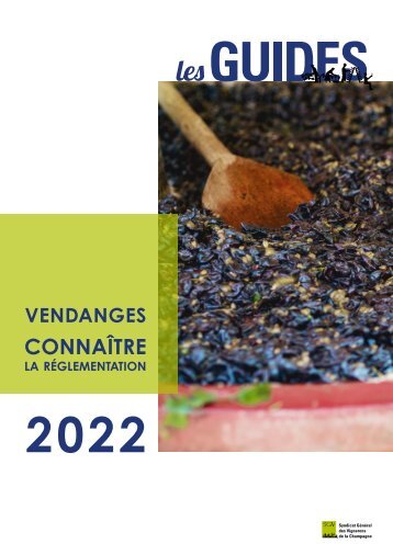 GUIDE Réglementation vendange 2022
