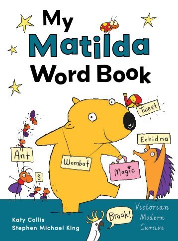 My Matilda Word Book VIC sample/look inside